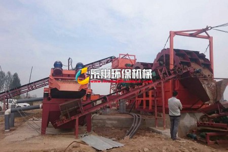 我公司在福建漳州洗砂设备项目
